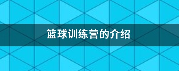 篮球训练营培训班内容介绍怎么写